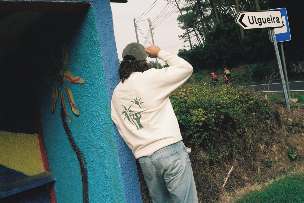 Tide Lines Ivory Sweatshirt