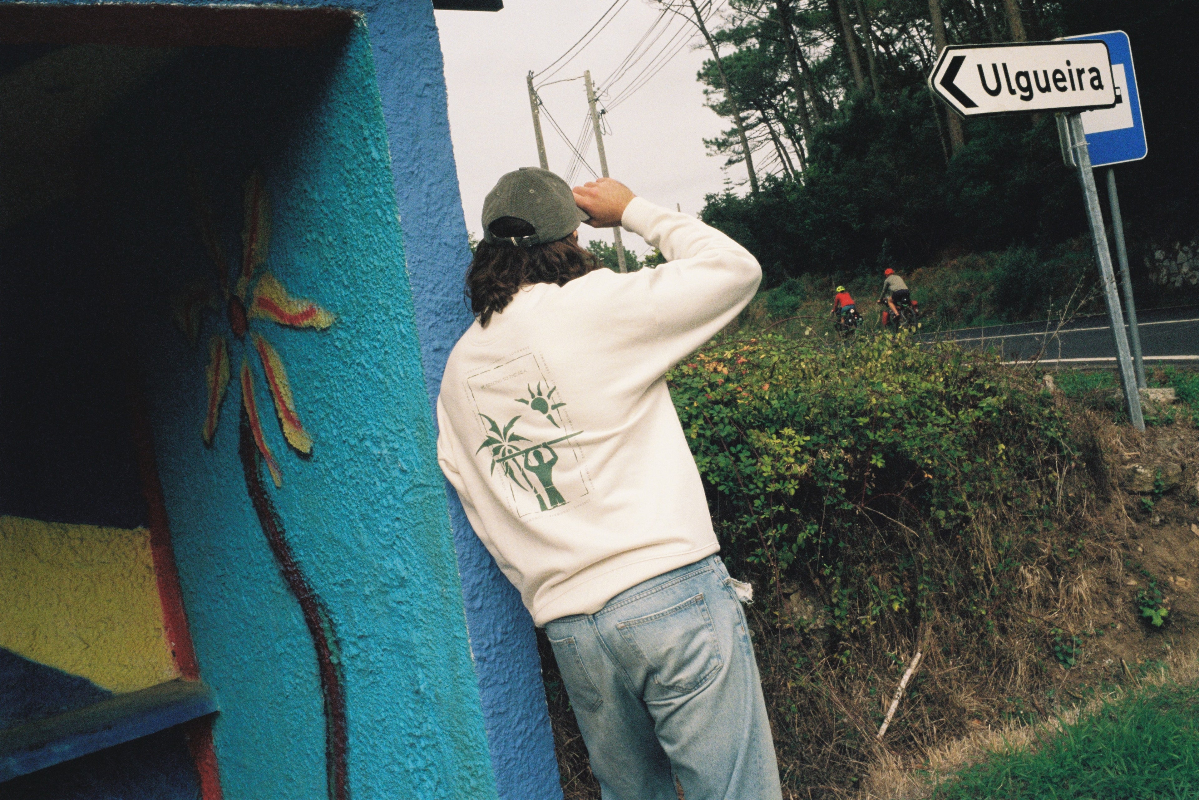 Tide Lines Ivory Sweatshirt